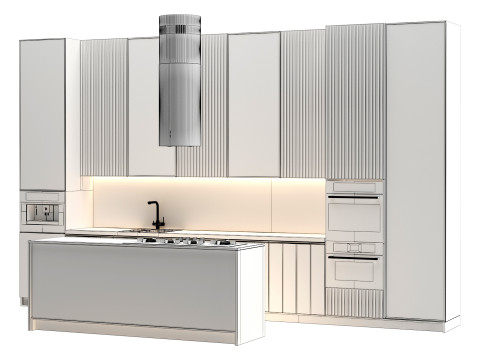 Kitchen Modern 3D 모델