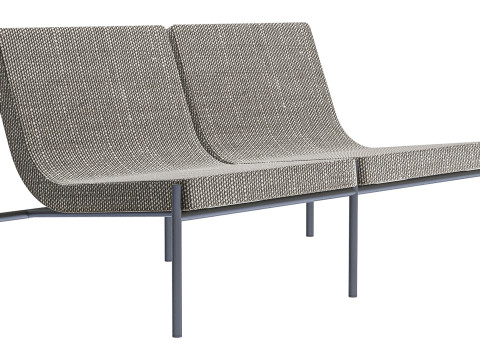 Curve sofa by Serax 3D Model