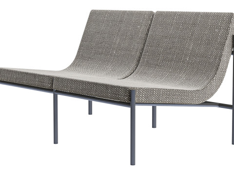 Curve sofa by Serax 3D Model