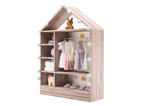 Wardrobe For Girl 3Dモデル