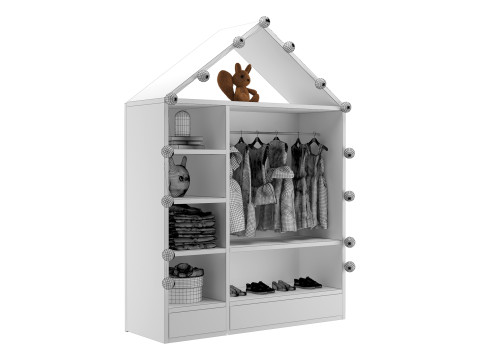 Wardrobe For Girl 3Dモデル