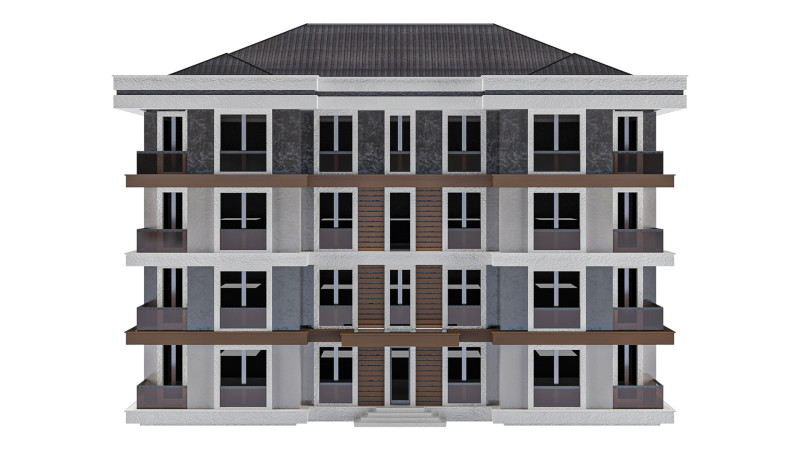Building 3D 模型 .c4d .max .obj .3ds .fbx .stl .blend 