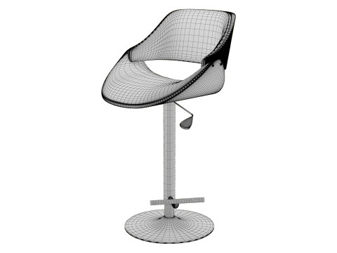 Swivel Bar Stool Modèle 3D