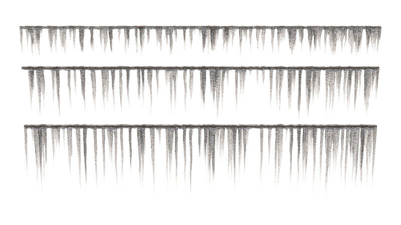 Icicles 3D 모델 .c4d .max .obj .3ds .fbx .stl .blend 