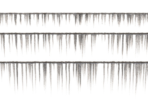 Icicles 3D Model