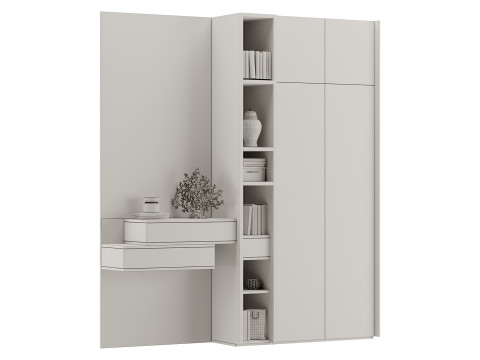 Modern Style Shelf Modello 3D