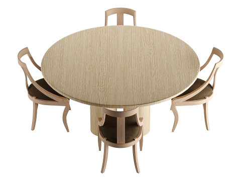 Dining Set 01 3D 模型