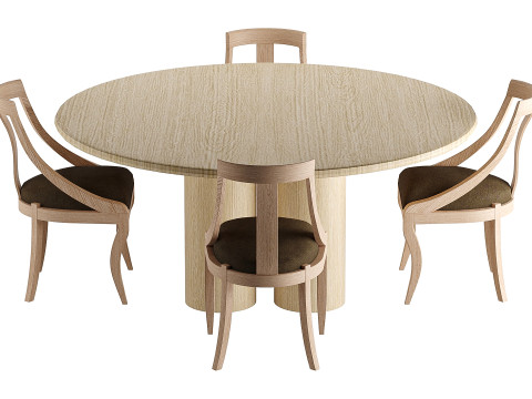 Dining Set 01 3D Model