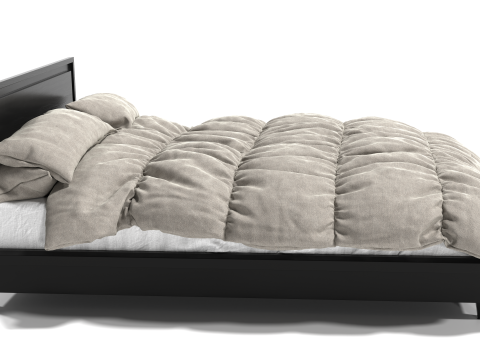 Modern Bed - High-Quality and Detailed 3D Model