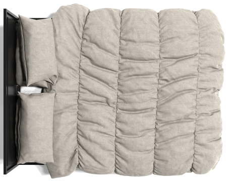 Modern Bed - High-Quality and Detailed 3D Model