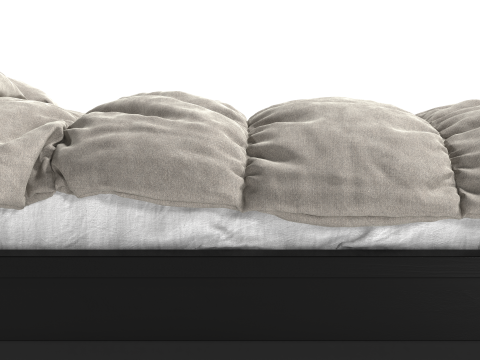 Modern Bed - High-Quality and Detailed 3D Model