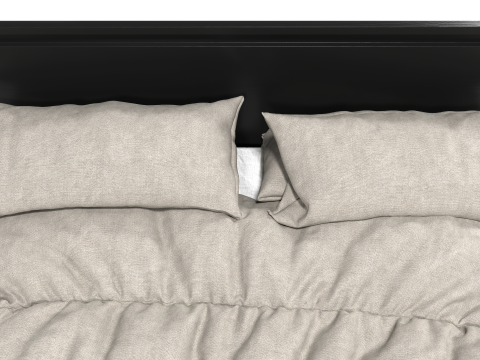 Modern Bed - High-Quality and Detailed 3D Model