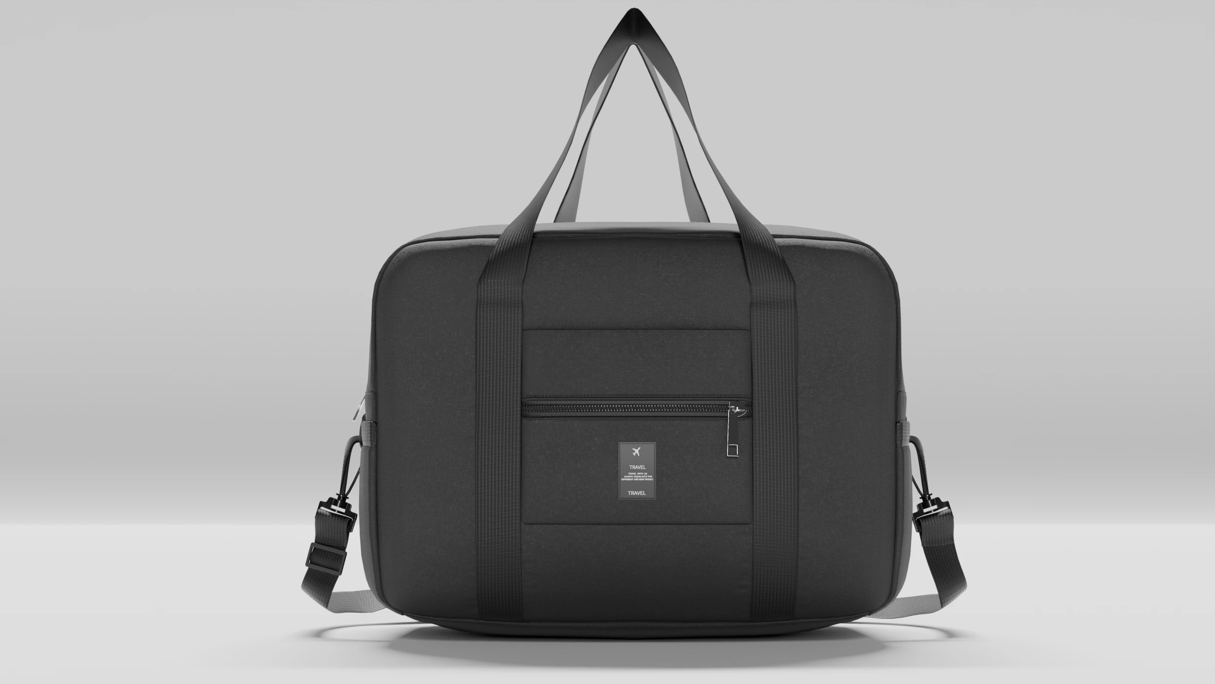 Travel bag 3D Model .c4d .max .obj .3ds .fbx .stl .blend 