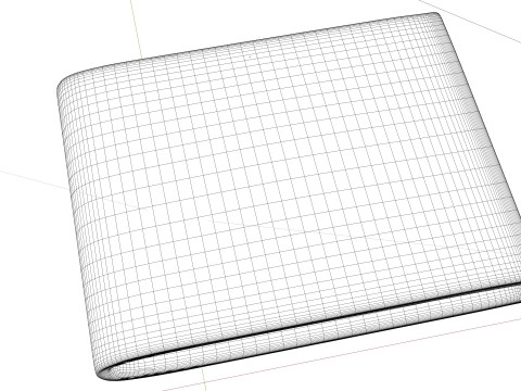 Leather Wallet 3D Модель