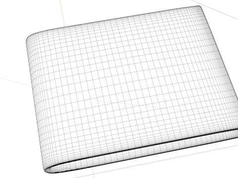 Leather Wallet 3D Model