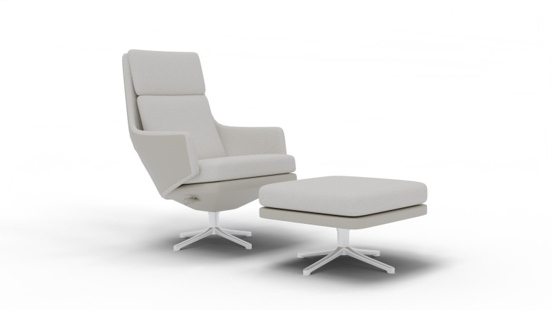Grand Relax Ottoman Chair Modèle 3D .c4d .max .obj .3ds .fbx .stl .blend 