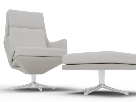 Grand Relax Ottoman Chair Modèle 3D