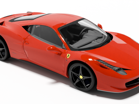 Ferrari 458 Italia 3D Model
