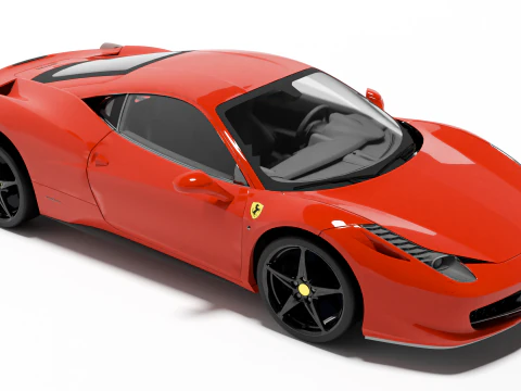 Ferrari 458 It&aacute;lia Modelo 3D