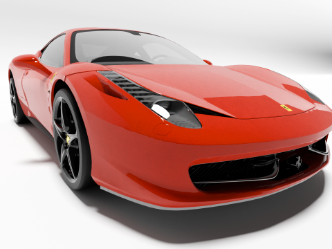 Ferrari 458 Italia 3D Model