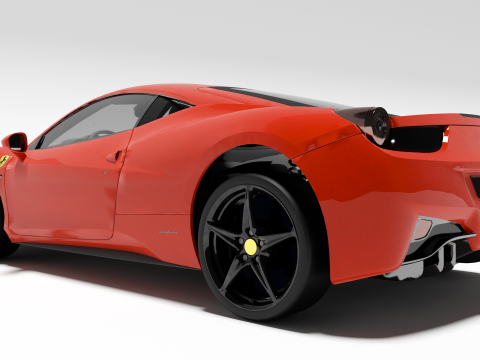 Ferrari 458 Italia 3D Model