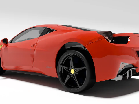Ferrari 458 Italia 3D Model