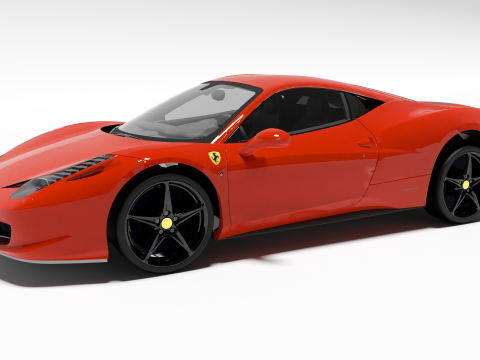 Ferrari 458 Italia 3D Model
