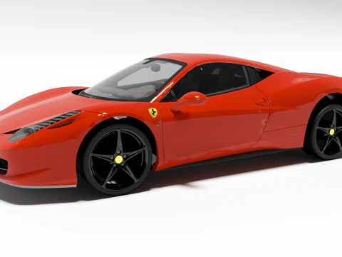 Ferrari 458 Italia 3D Model