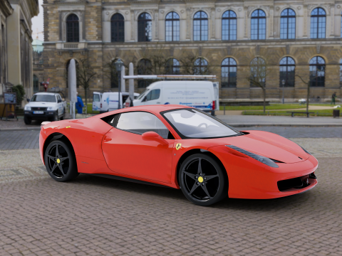Ferrari 458 Italia 3D Model