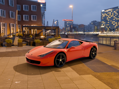 Ferrari 458 Italia 3D Model