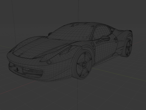 Ferrari 458 Italia 3D Model