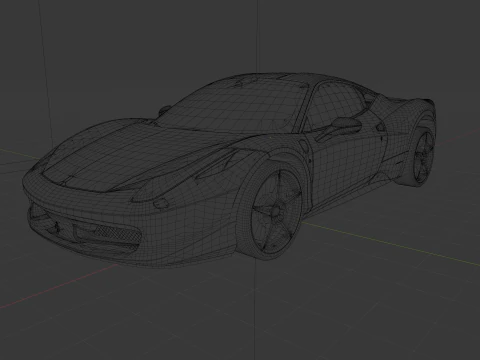 Ferrari 458 Italia 3D Model