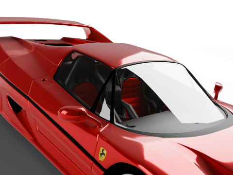 Ferrari F50 Rigged 3Dモデル