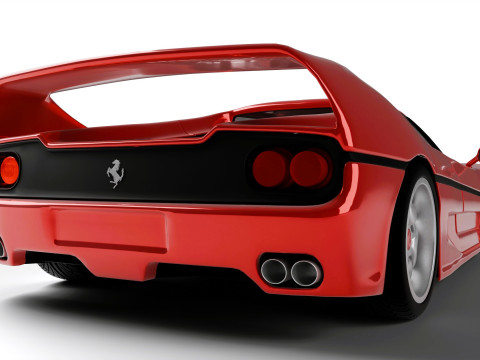 Ferrari F50 Rigged 3Dモデル