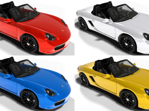 Porsche Boxter 3D Model
