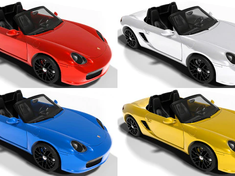 Porsche Boxster 3D Модель