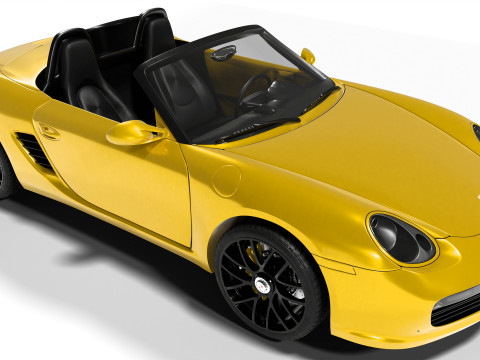 Porsche Boxter 3D 模型