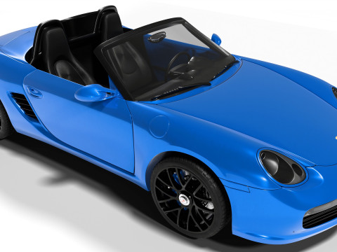 Porsche Boxter 3D 模型