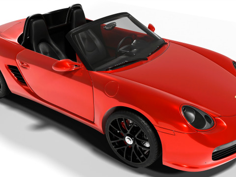 Porsche Boxter 3D 模型