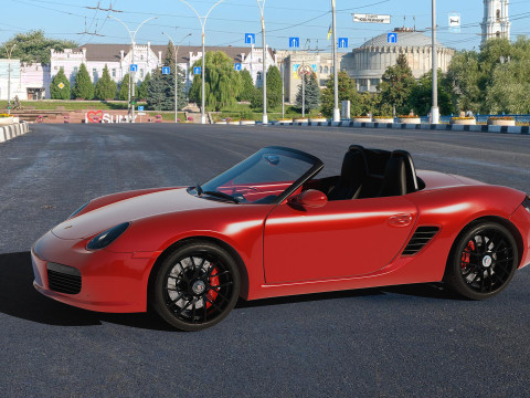 Porsche Boxter 3D 模型