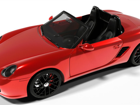 Porsche Boxter 3D 模型