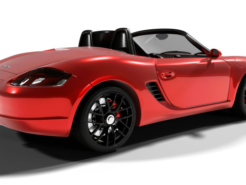 Porsche Boxter 3D 模型