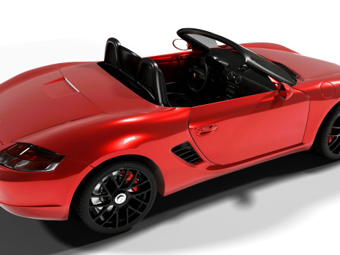 Porsche Boxter 3D 模型
