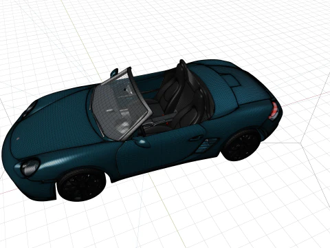 Porsche Boxter 3D Model