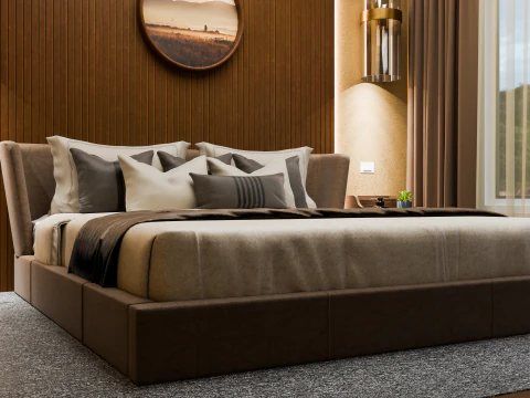Bedroom Interior 3D Model