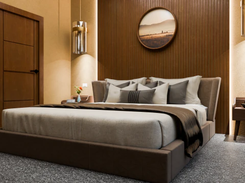 Bedroom Interior 3D Model