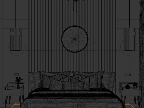 Bedroom Interior Model 3D