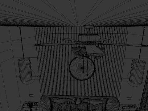 Bedroom Interior Model 3D