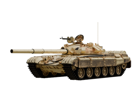 T-72A TANK 3D Model