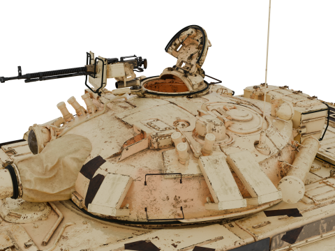 T-72A TANK 3D Model